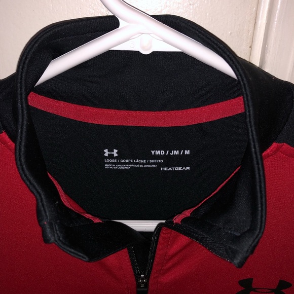 Boys Under Armour Long Sleeve Quarter Zip Top - Picture 3 of 3